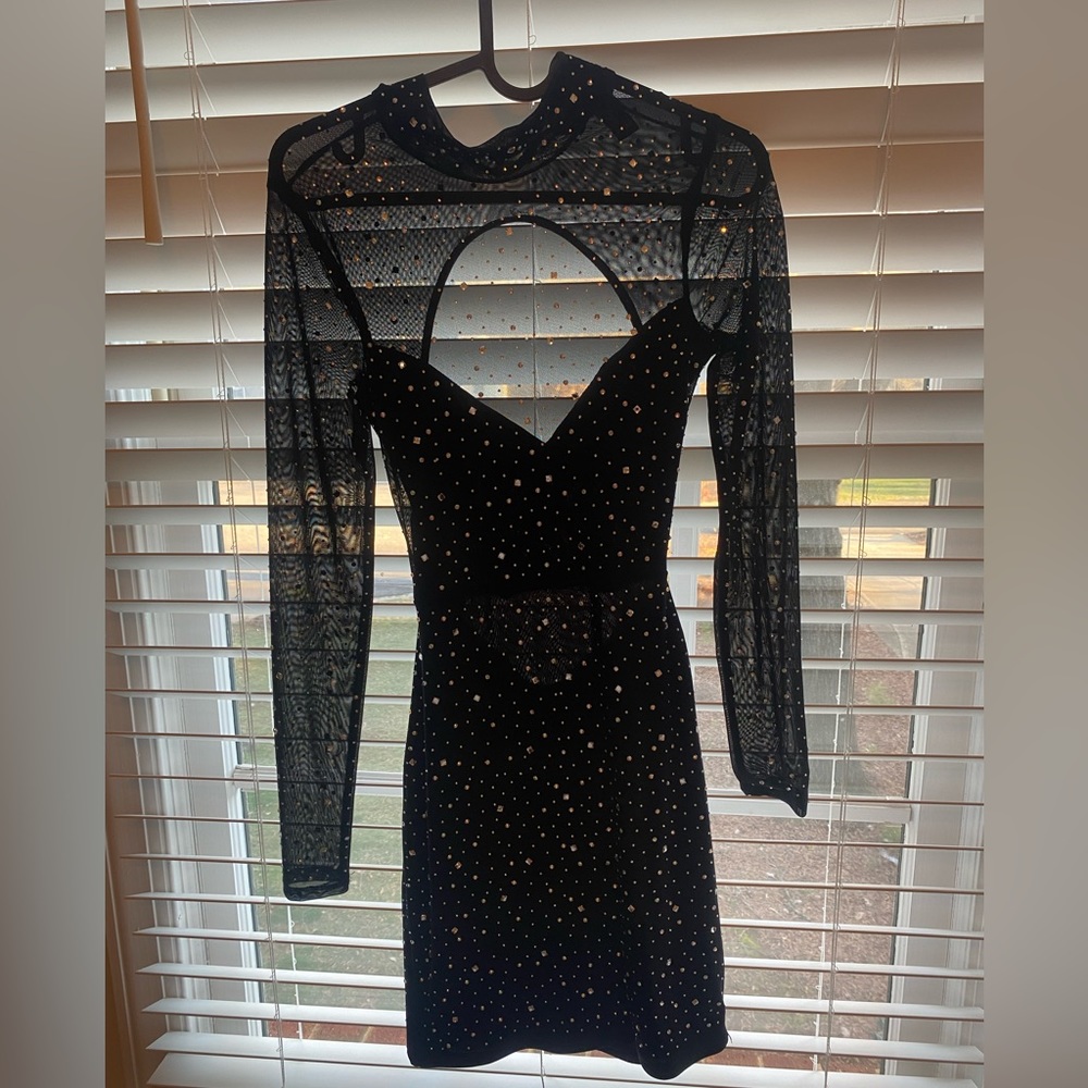 Black sparkly dress